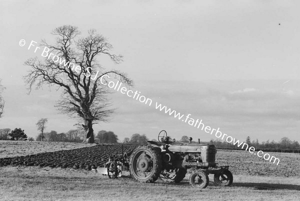 PREPARING FOR SOWING WHEAT WITH TRACTOR